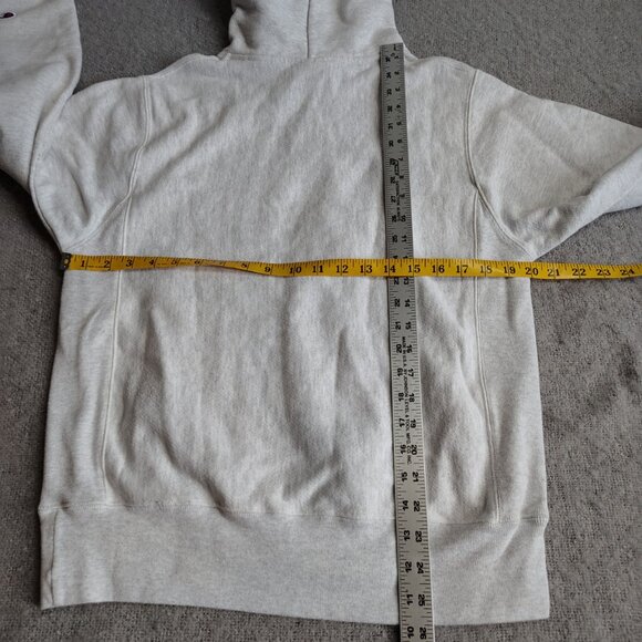 Champion Reverse Weave MONTANA Hoodie Small Grey Heathered - Picture 3 of 12